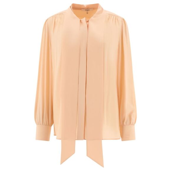 Silk Bow Blouse